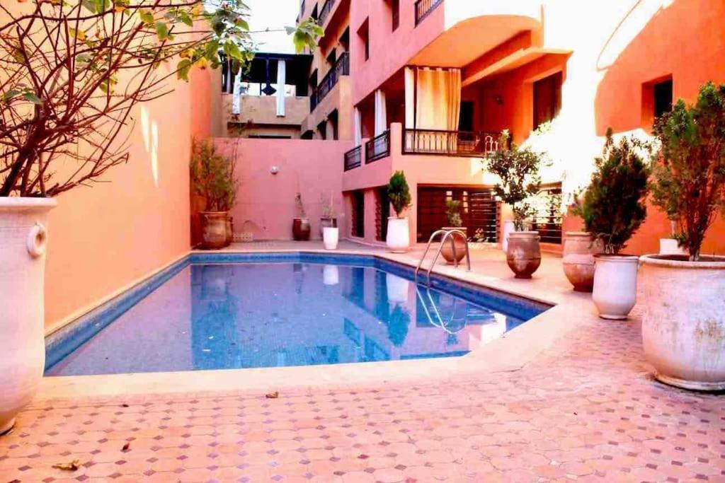 Cosy Appartement Au Coeur De Gueliz 마라케시 외부 사진
